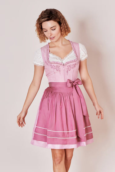 Kruger Ramina Mini Dirndl, Pink — 50cm 2pc Set