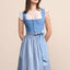 Kruger Midi Dirndl 2pc 60cm "Caylee" blue