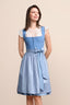 Kruger Midi Dirndl 2pc 60cm "Caylee" blue
