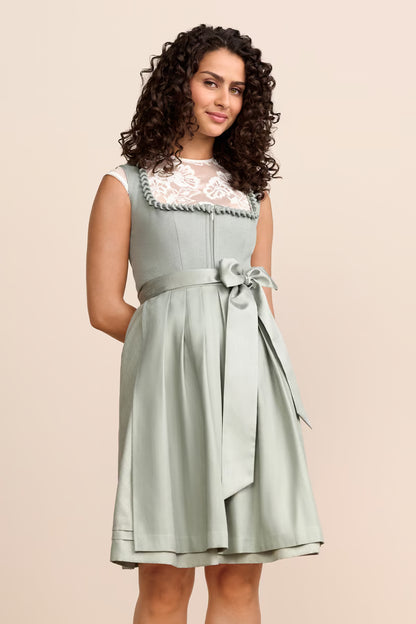 Kruger Oriane Midi Dirndl, Green — 60cm 2pc Set