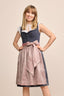 (new) Kruger Midi Dirndl 2pcs. 60cm "Jalisa" gray