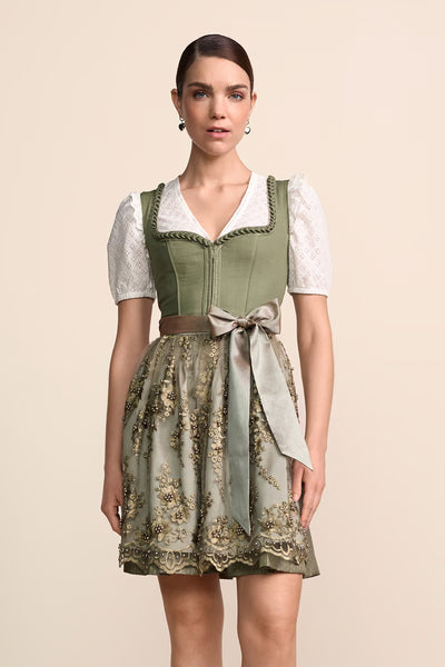 Kruger Malana Mini Dirndl, Green — 50cm 2pc Set