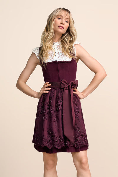 Kruger Mini Dirndl 2pc 50cm "Betty" red