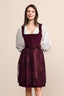 Kruger Midi Dirndl 2pc 60cm "Betty" red