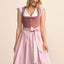 Kruger Midi Dirndl 2pcs. 60cm "Chleophea" pink