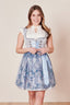 Kruger Mini Dirndl 2pcs. 50cm "Karlotta" blue
