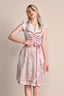 Kruger Midi Dirndl 2pcs. 60cm "Marielena" pink