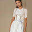 Julia Trentini Long Dirndl 2pcs. 70cm "Lorena" green (size 36)