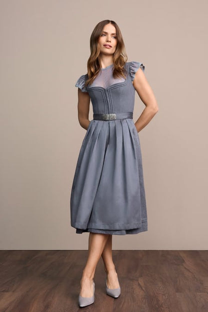 Julia Trentini Fenna Dirndl, Blue — 70cm Long
