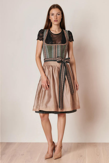 Julia Trentini Anella Midi Dirndl, Green — 60cm
