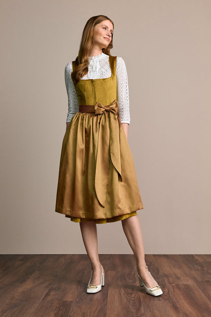 Julia Trentini Milla Dirndl, Yellow — 70cm Long
