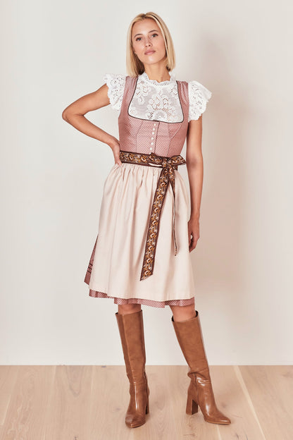 Julia Trentini Klara Midi Dirndl, Pink — 60cm