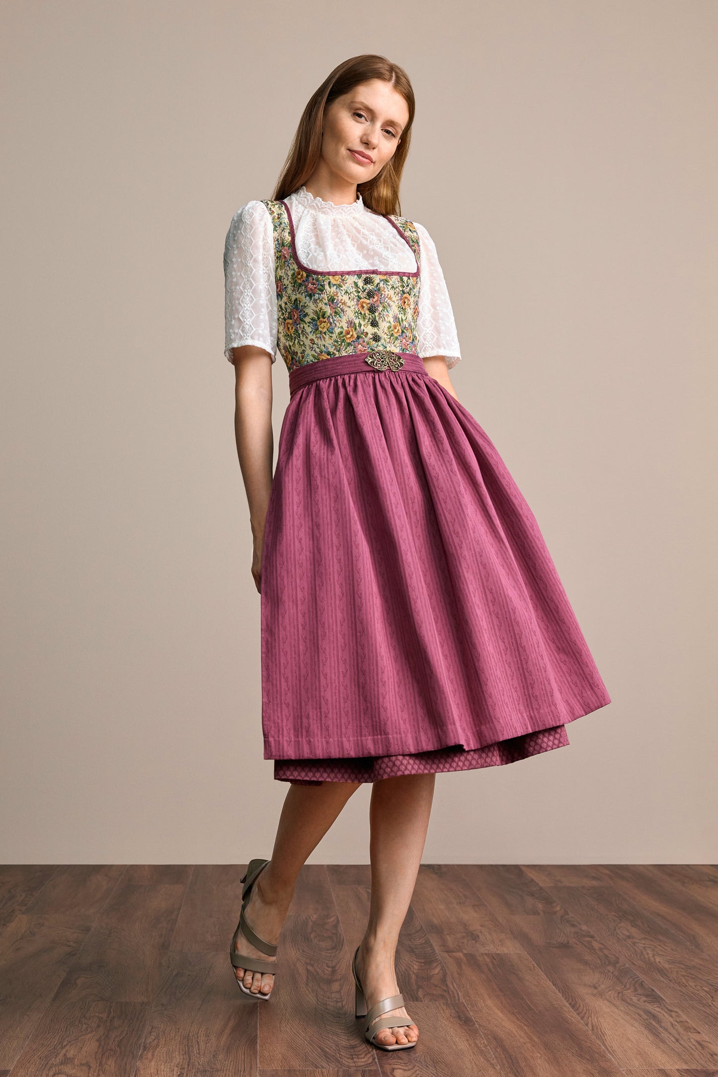Julia Trentini Rosi Dirndl, Multicolour — 70cm Long