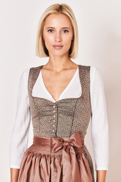 Julia Trentini Annette Dirndl, Brown — 70cm Long