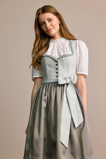Julia Trentini Nisa Midi Dirndl, Beige — 60cm