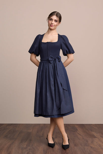 Julia Trentini Liore Dirndl, Blue — 70cm Long