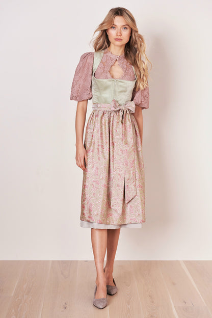 Julia Trentini Alica Dirndl, Green — 70cm Long