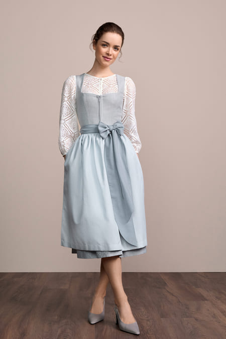 Julia Trentini Theda Dirndl, Blue — 70cm Long