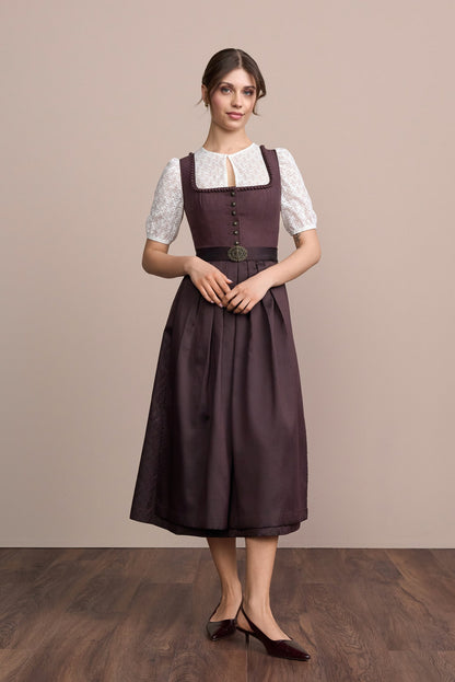 Julia Trentini Ivara Dirndl, Brown — 80cm Maxi