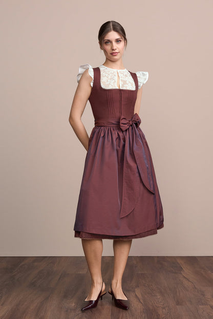 Julia Trentini Norelia Dirndl, Red — 70cm Long