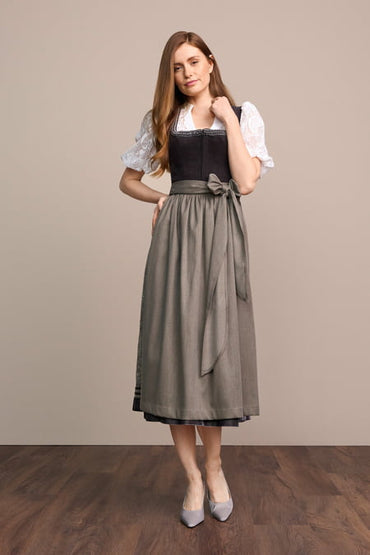 Julia Trentini Gerti Dirndl Grey 80cm