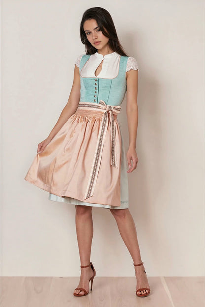Julia Trentini Marina Midi Dirndl, Blue — 60cm