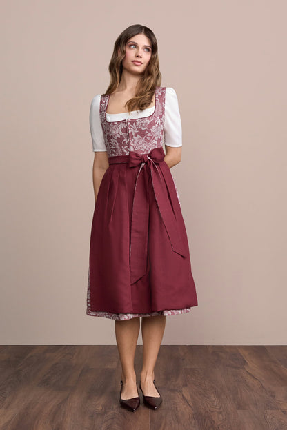Julia Trentini Virella Dirndl, Red — 70cm Long