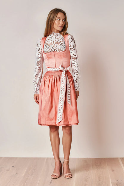 Julia Trentini Florence Midi Dirndl, Orange — 60cm