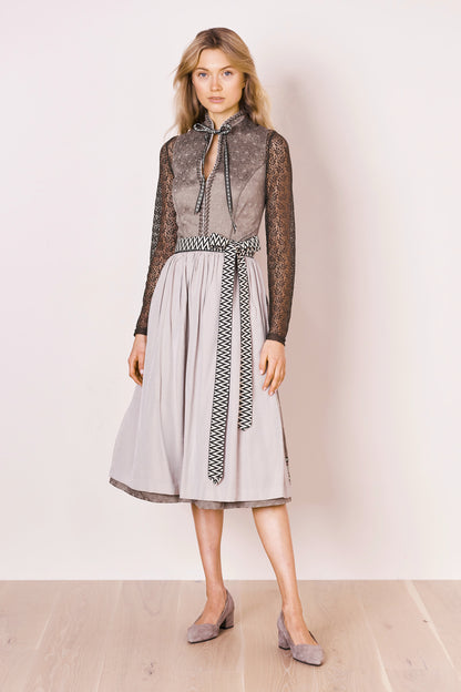 Julia Trentini Erna Dirndl, Grey — 70cm Long