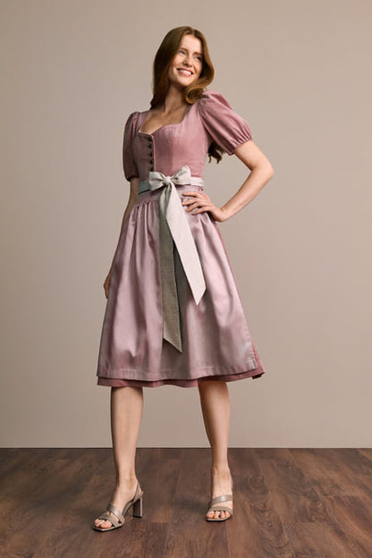 Julia Trentini Evelina Dirndl, Rose — 70cm Long