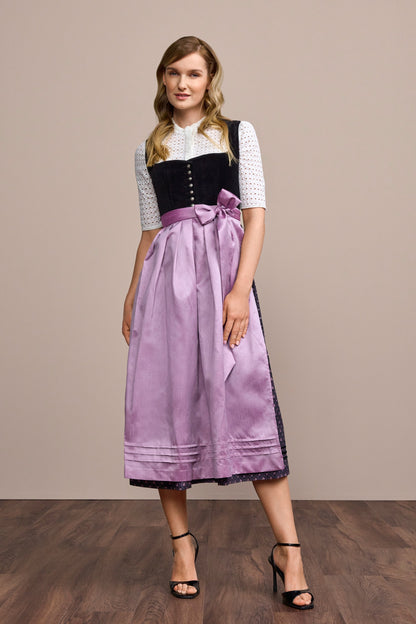 Julia Trentini Debbie maxi dirndl in black, 80cm