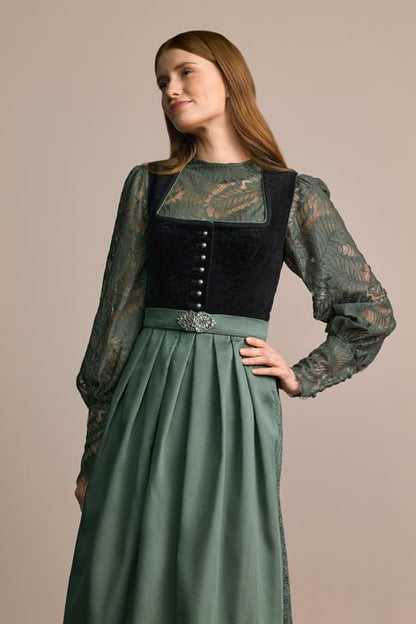 Julia Trentini Romi Dirndl, Black — 70cm Long