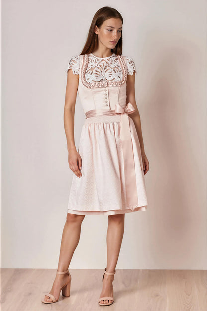 Julia Trentini Elouise Midi Dirndl, Rose — 60cm
