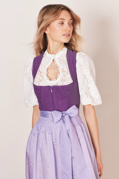 Julia Trentini Wilma Dirndl, Purple — 70cm Long
