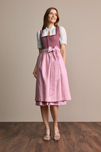 Julia Trentini Konstanze Dirndl, Pink — 70cm Long