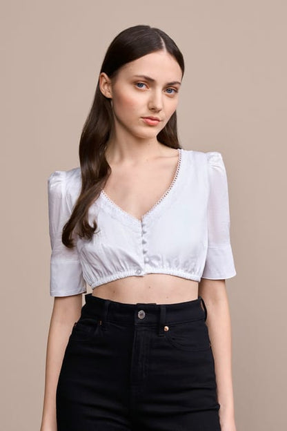 Dirndl blouse Josina — ecru