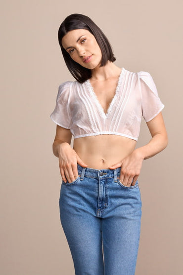 Julia Trentini Nellie Blouse Ecru