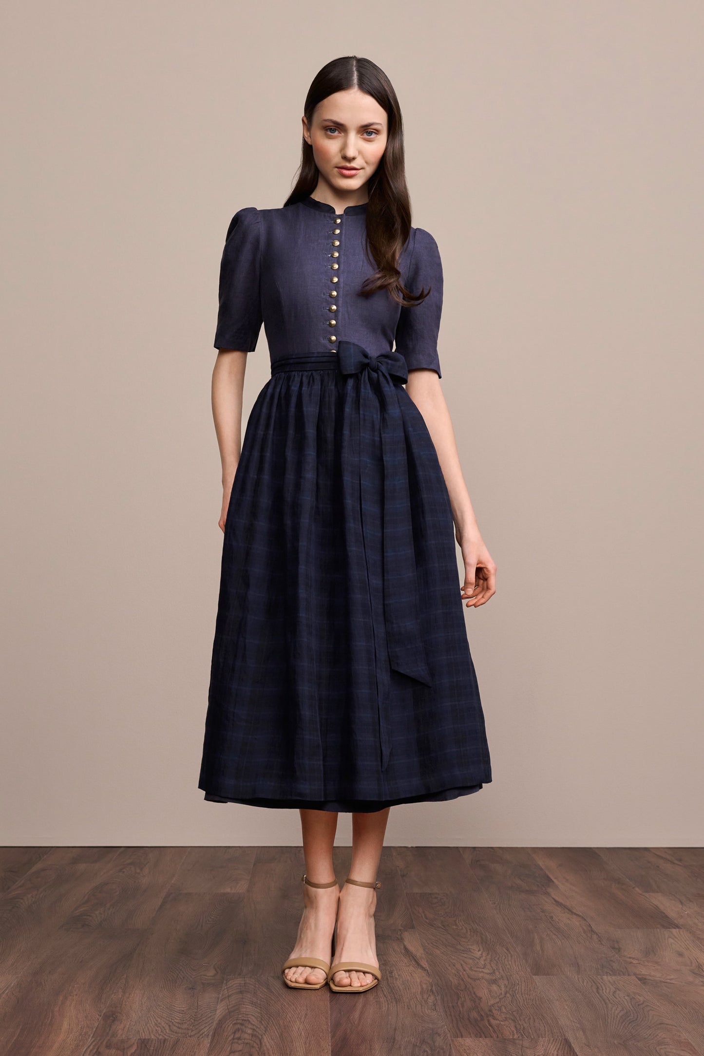 Julia Trentini Rosina maxi dirndl in blue, 80cm