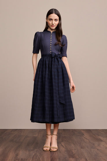 Julia Trentini Rosina maxi dirndl in blue, 80cm