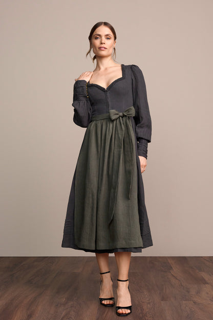 Julia Trentini Fenella maxi dirndl in green, 80cm