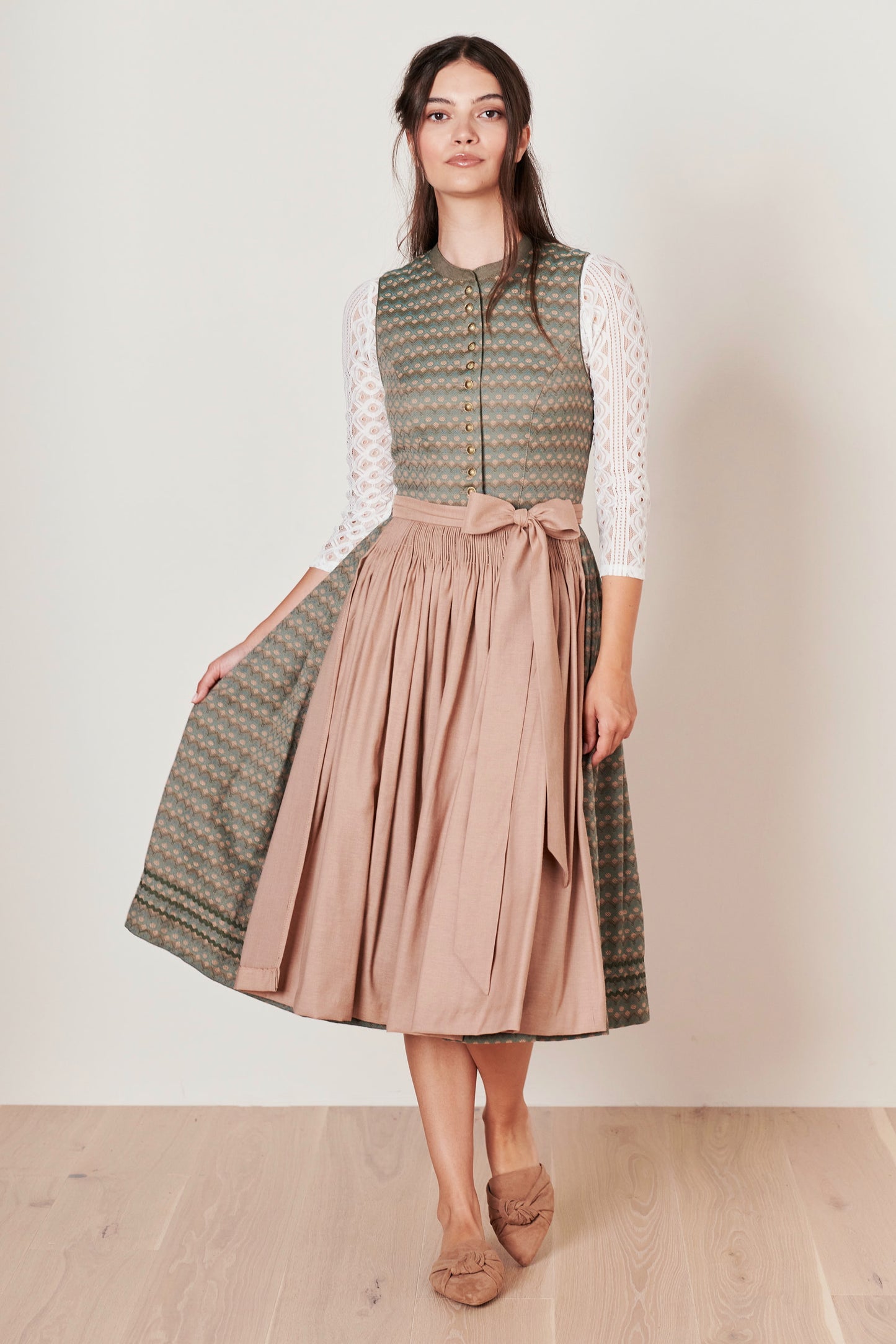 Julia Trentini Patrizia Dirndl, Green — 70cm Long