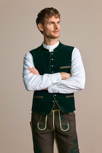 Waistcoat Franz — green