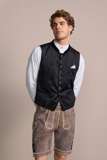 Waistcoat Mario — black