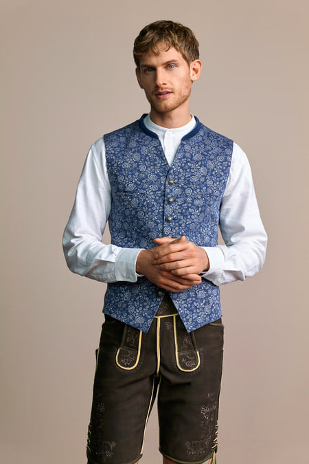 Waistcoat Malte — blue