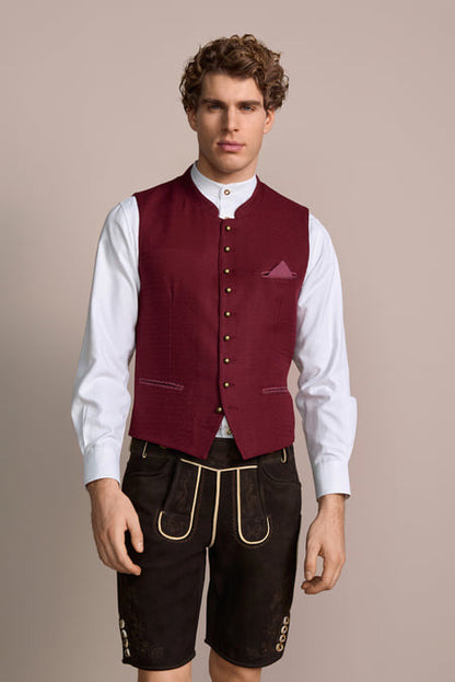 Waistcoat Lukas — red