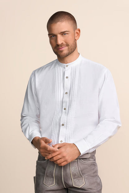 Kruger Traditional  Long Sleeve Shirt "Arion" white