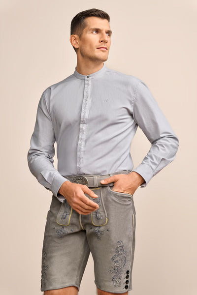 Krueger Traditional  Shirt "Cay" gray