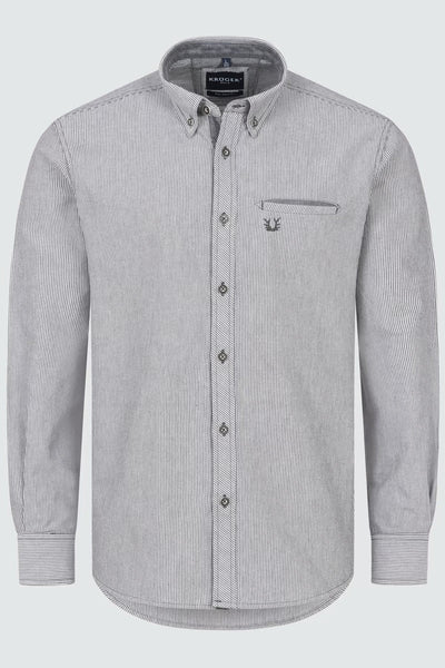Krueger Traditional  Shirt "Auron" gray