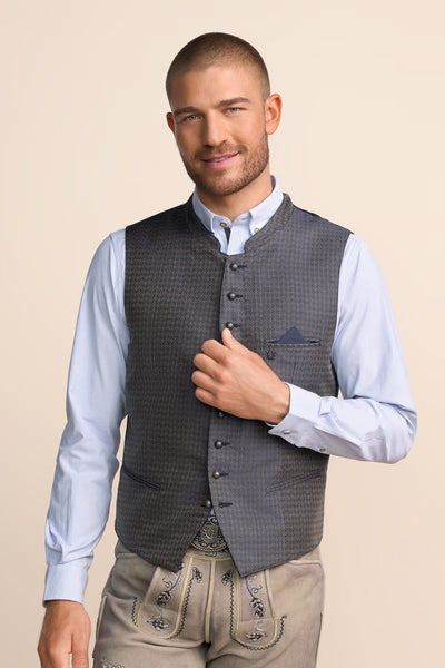 Kruger Traditional Vest "Vitali" blue