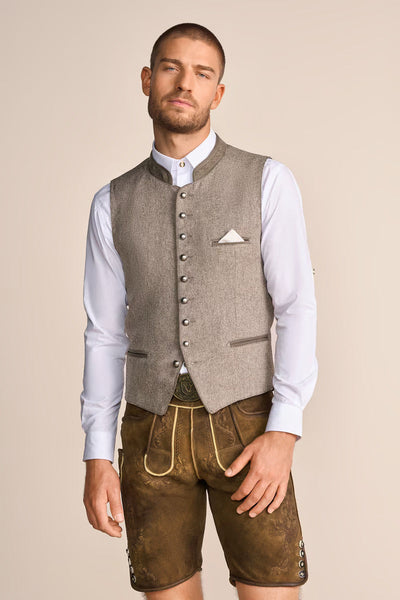 Kruger Traditional Vest "Jorn" brown